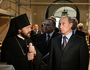 Президент России Владимир Путин посетил венский Свято-Николаевский собор